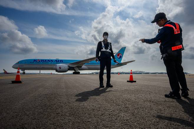 인천공항 제2활주로 점검 현장. (사진=연합뉴스)