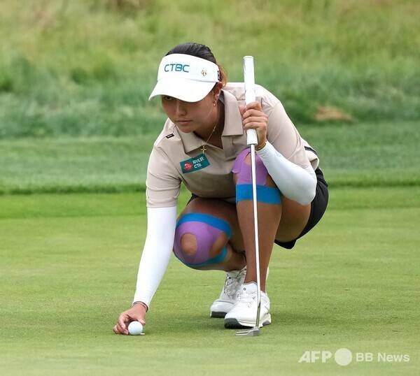 2025년 미국여자프로골프(LPGA) 투어 FM 챔피언십에 출전한 중국의 루키 미란다 왕이 1라운드에서 경기하는 모습이다. 사진제공=ⓒAFPBBNews = News1 (사진을 무단으로 사용하지 마십시오)