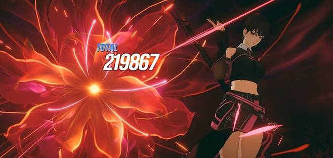 ▲ 모든 꽃잎을 소진한 뒤 강화 궁극기로 사이클을 마무리