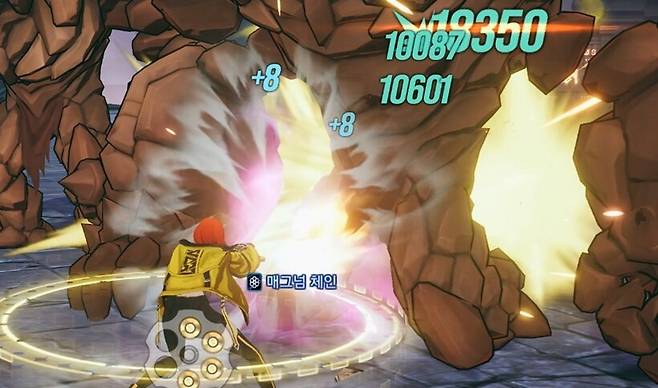 ▲ 매그넘 체인 효과로 마지막 탄환에 가까워질수록 화력이 증가한다