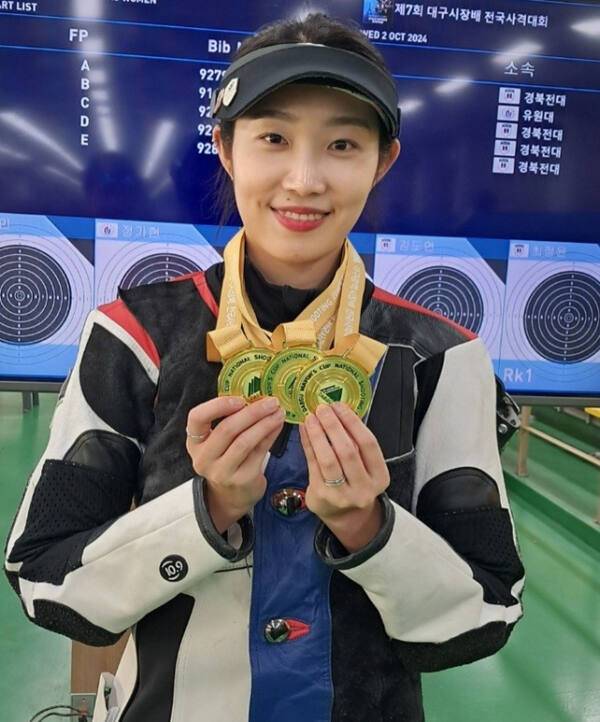 아시아사격선수권대회 여자 50m 복사서 2관왕에 오른 임하나. 경기일보DB