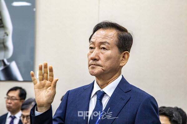 ▲류희림 방송통신심의위원장. 사진=김용욱 기자.