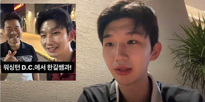 청년단체 ‘노동개혁청년행동’의 공동대표 김찬혁 씨의 유튜브 방송 모습. [사진 유튜브 ‘이대남의우회전’ 채널]