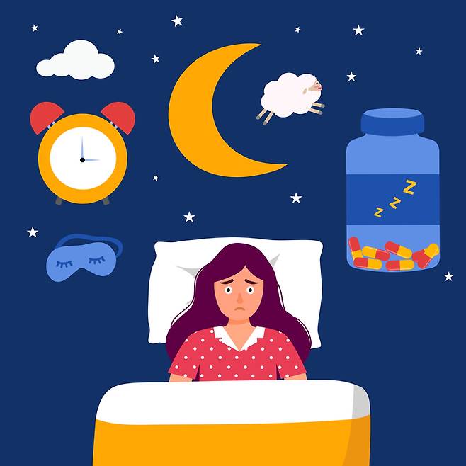 코로나 팬데믹 때 국내 불면증 환자들의 수면제 처방량이 크게 늘어난 것으로 드러났다. [사진=게티이미지뱅크]