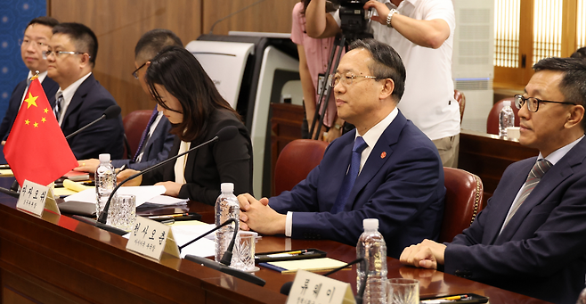 마자오쉬 중국 외교부 상무부부장 [연합]