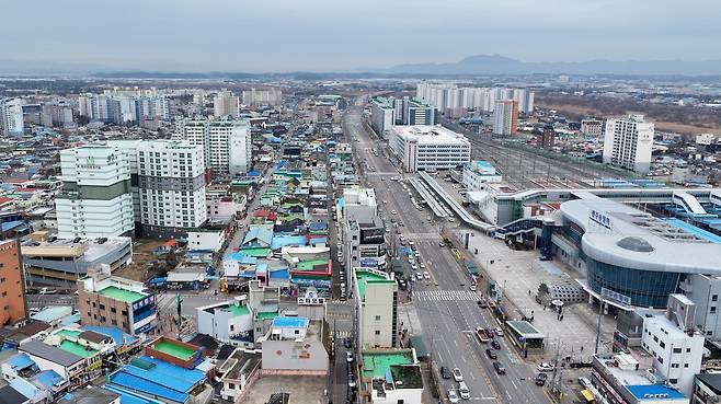 광주송정역 일대 전경 [광주 광산구 제공. 재판매 및 DB 금지]