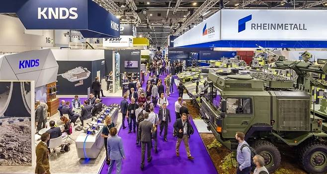 2년마다 열리는 영국 런던 DSEI 전시회 [DSEI 사이트 캡처. 재판매 및 DB 금지]