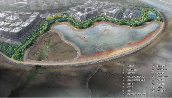 인천경제청이 인천 송도국제도시 11공구에 추진하고 있는 ‘(가칭)송도국제에코센터’ 조감도 /인천경제청 제공