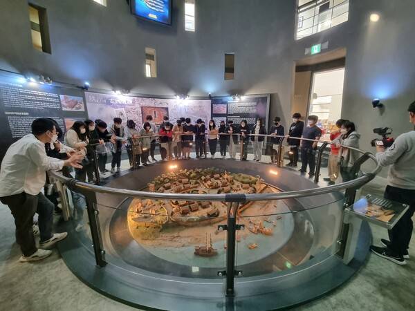 합천박물관에 전시된 삼가고분군. /합천군