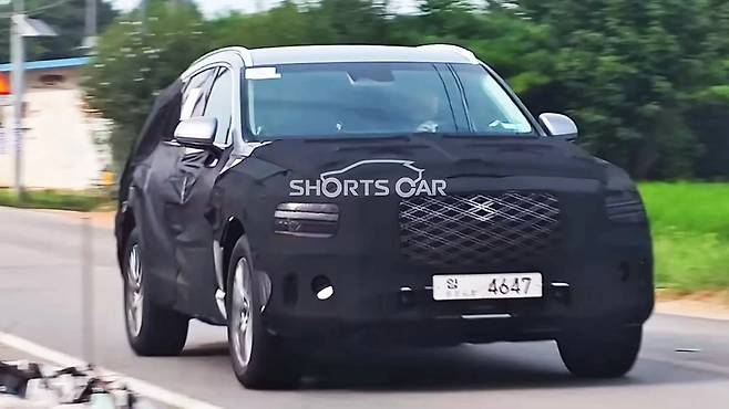 제네시스 GV80 하이브리드 스파이샷