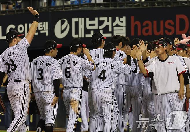 선두를 질주하는 LG 트윈스. /뉴스1 DB ⓒ News1 장수영 기자
