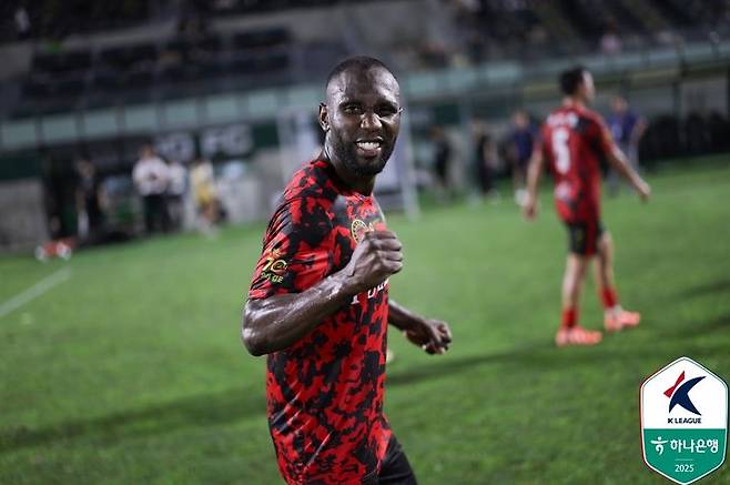 [서울=뉴시스] 프로축구 K리그2 김포FC의 루이스. (사진=한국프로축구연맹 제공) *재판매 및 DB 금지