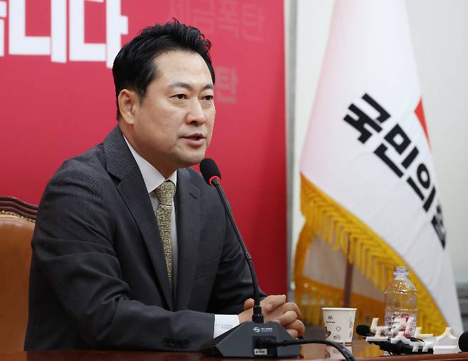 국민의힘 장동혁 신임 당대표. 황진환 기자