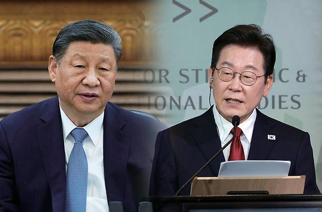 시진핑 중국 국가주석, 이재명 대통령 ⓒAP 연합·연합뉴스