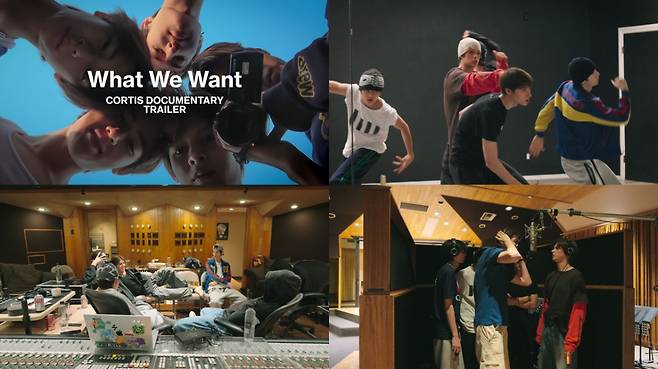 '영 크리에이터 크루' 코르티스, 1년여 담은 다큐 'What We Want' 트레일러 공개