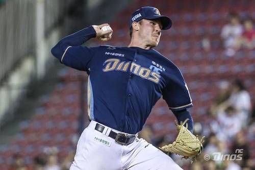 NC 라일리의 지난 14일 경기 모습.  [NC 다이노스 제공. 재판매 및 DB 금지]