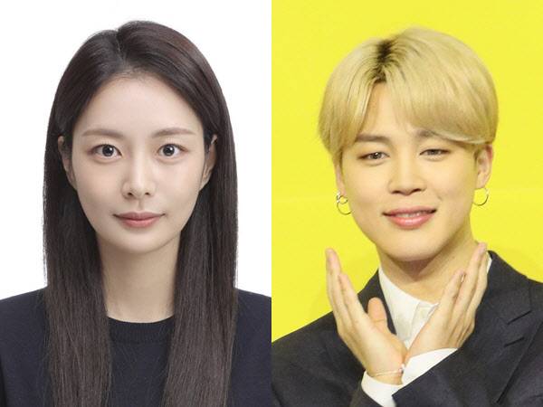 지민(오른쪽)과 송다은