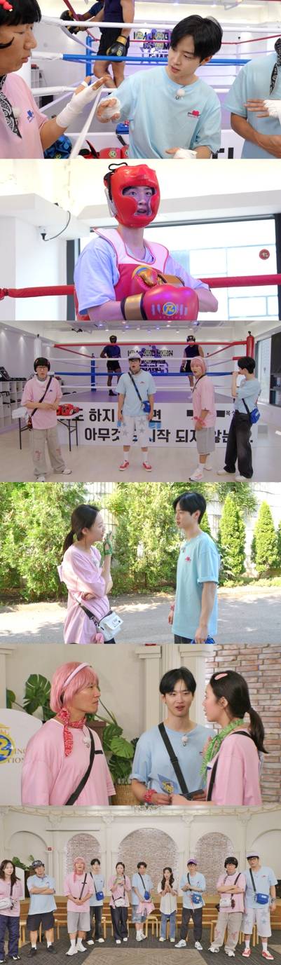 오늘(31일) 방송되는 SBS '런닝맨'은 '쓸수록 굿럭! 복 터지는 데이트' 레이스로 진행된다. 최근 결혼을 발표한 김종국이 '종숙이'라는 이름의 여성 캐릭터로 변신해 큰 웃음을 선사한다. 김종국은 예비 가장으로서 "더 열심히 살겠다"는 다짐을 밝히며 레이스에 임했다. 게스트로 출연한 배우 장동윤을 차지하기 위한 멤버들의 치열한 경쟁도 관전 포인트다. 지예은은 물론, 여장한 김종국과 지석진까지 '장동윤 쟁탈전'에 뛰어들어 현장을 웃음바다로 만들었다. 또한, 데이트 비용을 걸고 복싱장을 찾은 멤버들은 현역 미군들과 예상치 못한 스파링 대결을 펼쳤다. 복싱 애호가인 김종국과 장동윤은 미군들을 상대로 밀리지 않는 실력을 보여주며 긴장감을 높였다. 장동윤은 복싱 영화 제작 포부를 밝히며 즉석에서 '런닝맨' 멤버들을 캐스팅해보는 시간을 갖기도 했다. 멤버들의 특징을 정확히 짚어낸 재치 있는 캐릭터 설정으로 큰 호응을 얻었다. 흥미로운 볼거리로 가득한 '런닝맨'은 평소보다 10분 확대 편성되어 시청자들을 찾아간다.