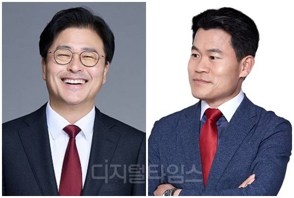 김종혁(왼쪽) 전 국민의힘 최고위원과 한국사 강사 출신 유튜버 전한길씨. [디지털타임스 DB]