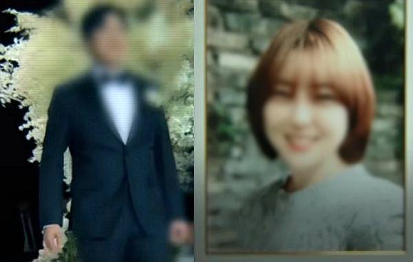 남편에게 살해당한 유혜영씨 사망 사건의 진실이 밝혀졌다. 사진은 유혜영씨를 살해한 남성(왼쪽)과 유씨의 생전 모습. /사진=SBS '그것이 알고 싶다' 캡처