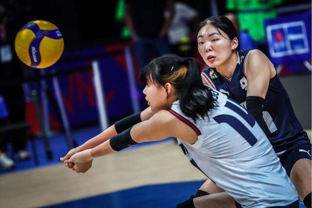 2025년 처음으로 성인 대표팀 명단에 이름을 올린 한수진./FIVB