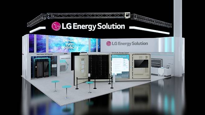 LG에너지솔루션 ‘RE+ 2025’ 전시 부스 조감도 [LG에너지솔루션 제공]