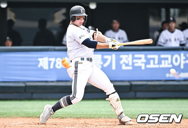 경북고 시절 타자 전미르 / OSEN DB