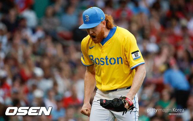 [사진] 보스턴 레드삭스 더스틴 메이. ⓒGettyimages(무단전재 및 재배포 금지)