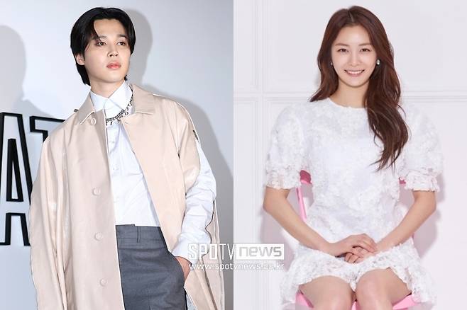 ▲ 방탄소년단 지민(왼쪽), 송다은. ⓒ곽혜미 기자, 이안이엔티 제공