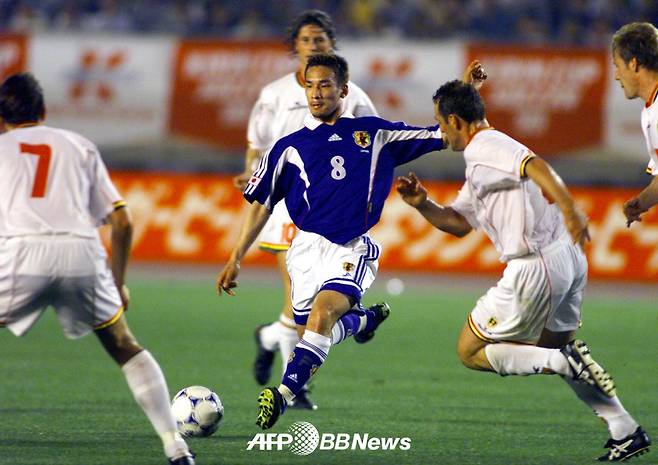 지난 1999년 일본 축구대표팀 당시 나카타 히데토시. /AFPBBNews=뉴스1