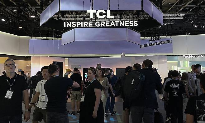 중국기업 TCL의 IFA 2024 부스 [촬영 한지은]