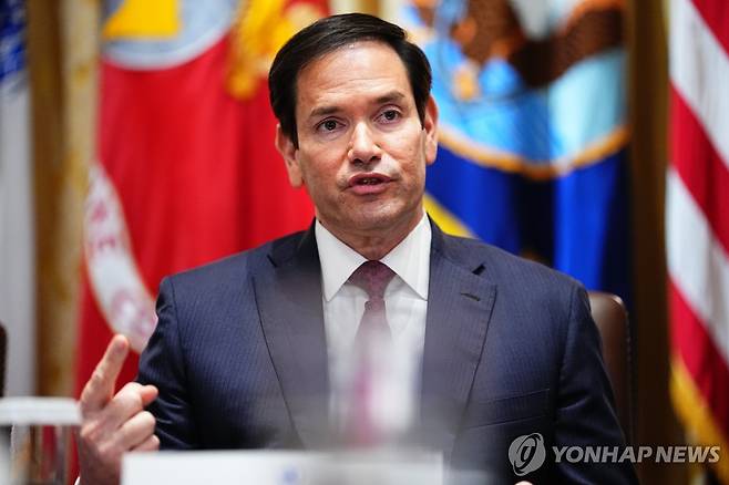 마르코 루비오 미국 국무장관 [EPA=연합뉴스. 재판매 및 DB 금지]