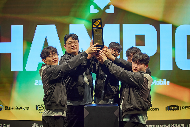 2025 KEL 배틀그라운드 모바일 초대 챔피언 디플러스 기아(사진=협회 제공).