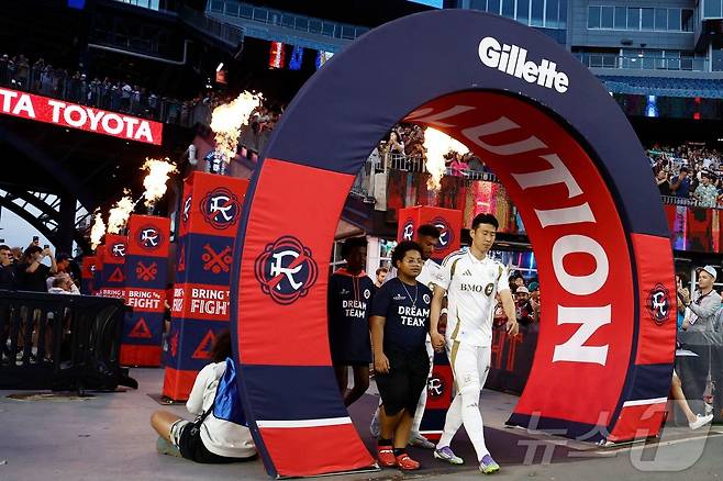 LA FC의 손흥민이 홈에서 첫 경기를 치른다. ⓒ AFP=뉴스1