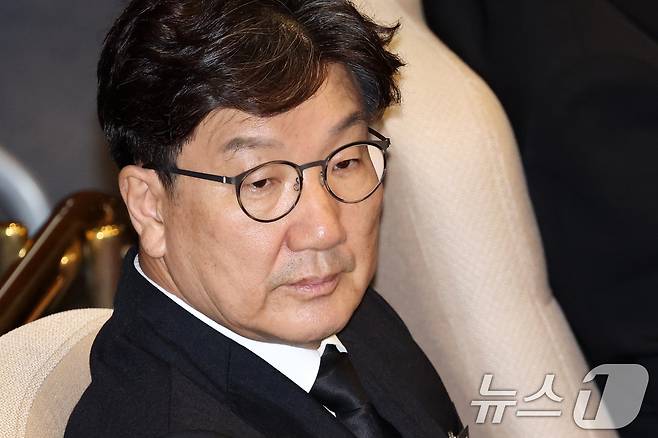 권성동 국민의힘 의원이 1일 오후 서울 여의도 국회에서 열린 제429회 국회(정기회) 개회식에 참석하고 있다. 2025.9.1/뉴스1 ⓒ News1 이승배 기자