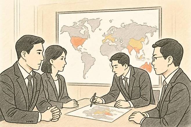 국내 보험사들이 저성장 국면을 돌파하기 위해 해외로 눈을 돌리고 있다.ⓒ데일리안 AI 이미지 삽화.