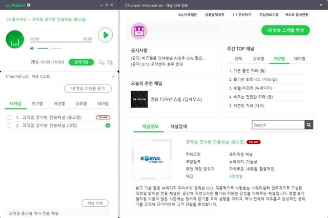 비즈멜론 플레이어