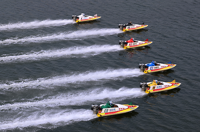 미사경정장에서 열린 경주 장면. 사진=서울올림픽기념국민체육진흥공단 경륜경정총괄본부