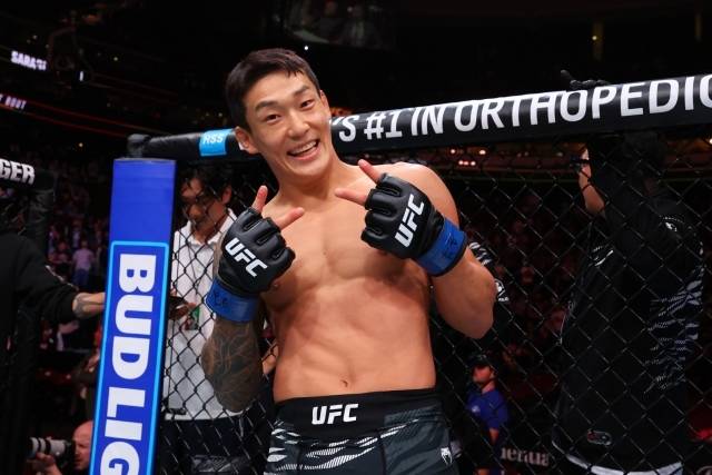 ‘좀비 주니어’ 유주상이 부상을 당한 최두호의 대타로 투입돼 ‘윌리캣’ 다니엘 산토스와 맞붙는다. 사진=UFC 제공