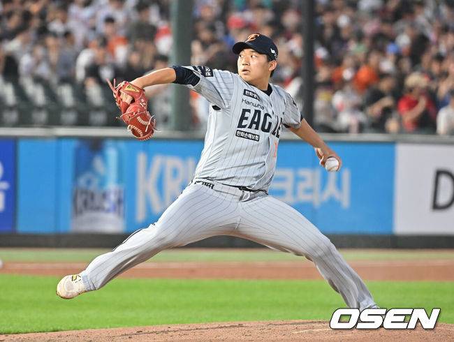[OSEN=부산, 이석우 기자]  한화 이글스 김기중  / foto0307@osen.co.kr
