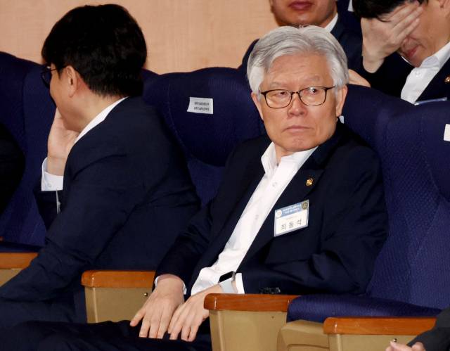 ▲최동석 인사혁신처장이 지난 7월 31일 정부서울청사에서 열린 이재명 대통령 고위공직자 특강에 참석해 있다. ⓒ연합뉴스