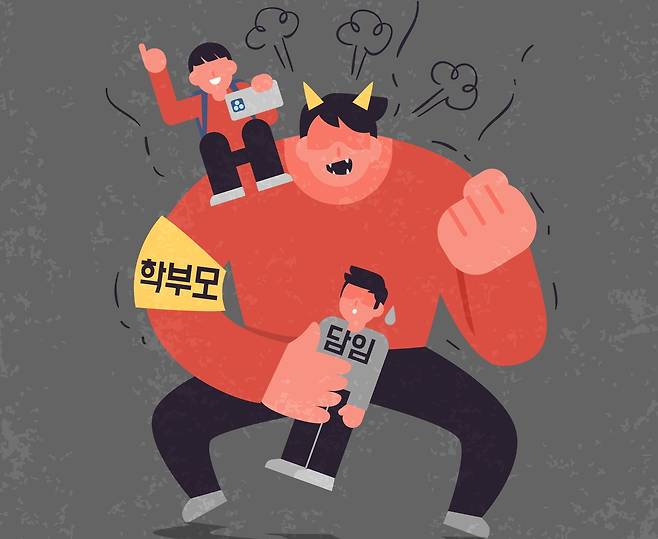 학부모가 교사에 거세게 항의하고, 폭행하는 등 교권 침해 사례가 잇따르고 있다. 게티이미지뱅크