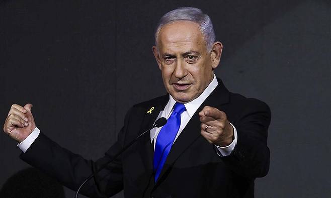 베냐민 네타냐후 이스라엘 총리. AP연합뉴스