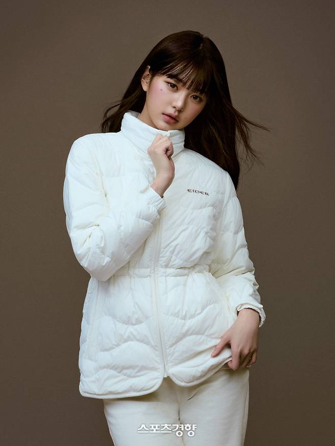 아이더 모델로 나선 장원영. 아이더 제공