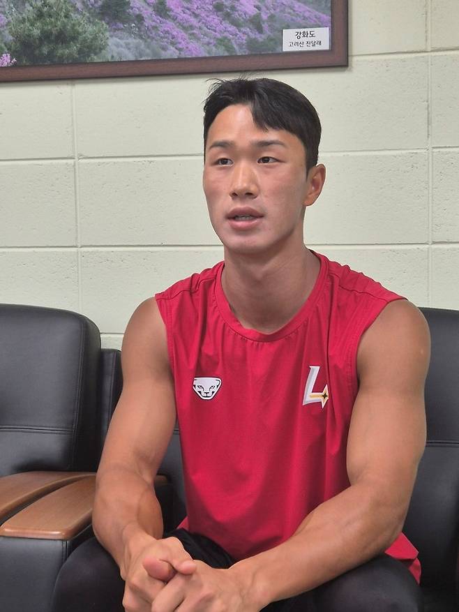 ▲ 최근 SSG와 계약한 박명현은 펀치력 등에서 구단 관계자들의 큰 기대를 모으고 있다 ⓒSSG랜더스