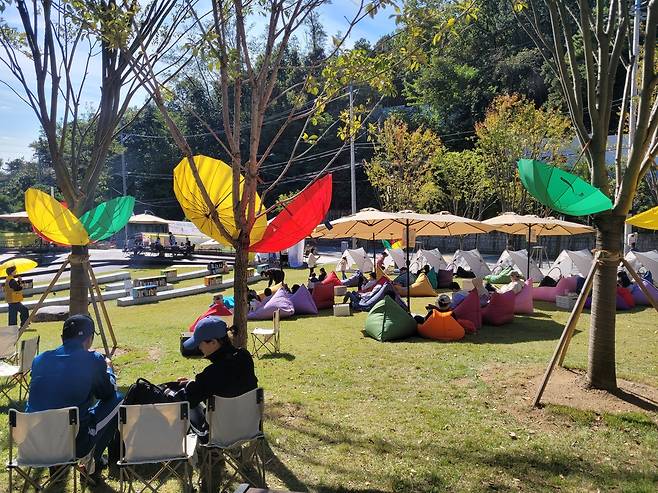 지난해 야외도서관 행사 모습 [광진구 제공. 재판매 및 DB 금지]