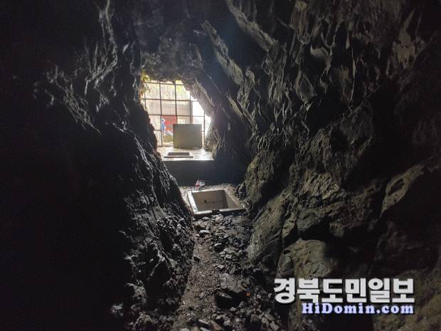 독도도의용수비대' 최초 주둔지였던 서도 인근 물골 샘터에는 지금도 민물이 보인다. 사진=경북도민일보