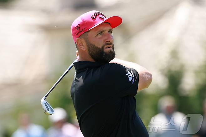 라이더컵 유럽팀에 승선한 욘 람(스페인). ⓒ AFP=뉴스1