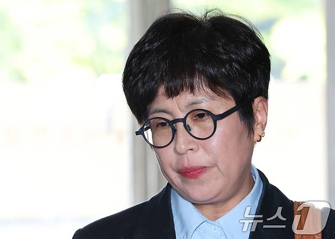 박진 전 국가인권위원회 사무총장이 2일 오후 서울 서초구 '순직 해병 특검'(이명현 특별검사) 사무실에서 참고인 조사를 받기 위해 출석하고 있다. 2025.9.2/뉴스1 ⓒ News1 오대일 기자