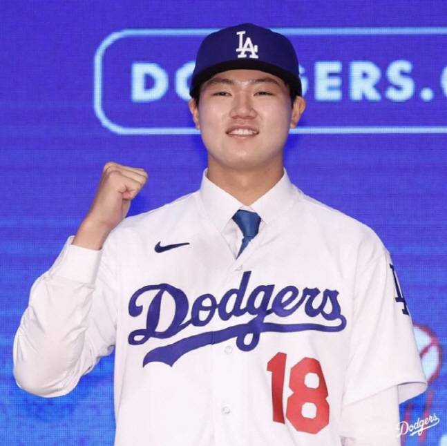 장현석. 사진=LA 다저스 구단 X 계정